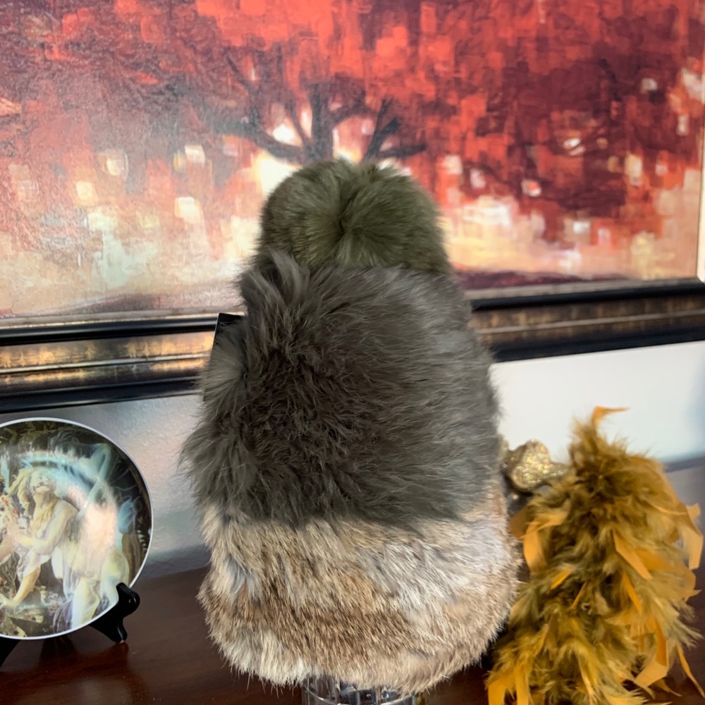 BEANIE - Genuine Rabbit Fur Pom-Pom Hat